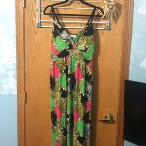 Floral maxi dress